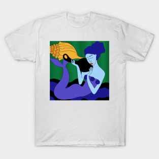 Painting of "Whispers Into The Night" in Henri Matisse Style T-Shirt